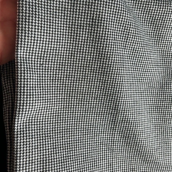 Talbots Houndstooth Pants Black Formal Straight Ankle Work Pants, Women’s Size 8 - Picture 4 of 16